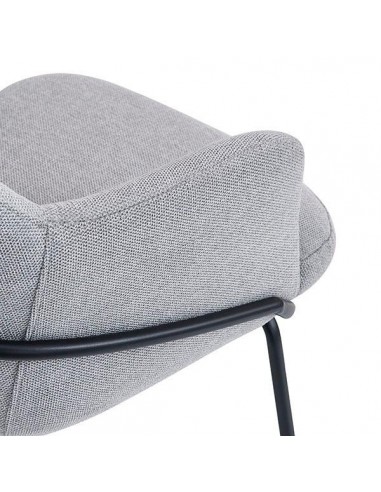 Cadeira ABIGAIL com braços em tecido florestal...