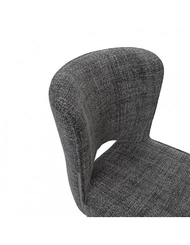 Silla de diseño AMAYA tapizada en tejido Tango...