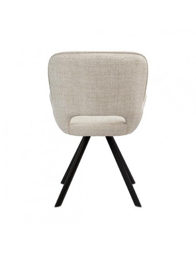 Silla de diseño con brazos ASTRID tapizada en...
