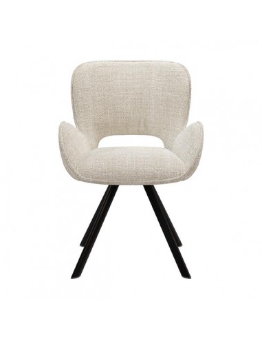 Silla de diseño con brazos ASTRID tapizada en...