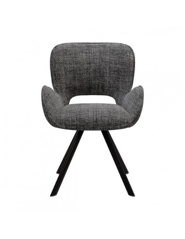Silla de diseño con brazos ASTRID tapizada en...