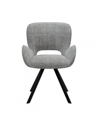 Silla de diseño con brazos ASTRID tapizada en...