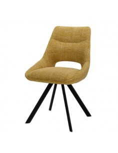 Silla de diseño Zahara tejido Tango y patas de acero... 2