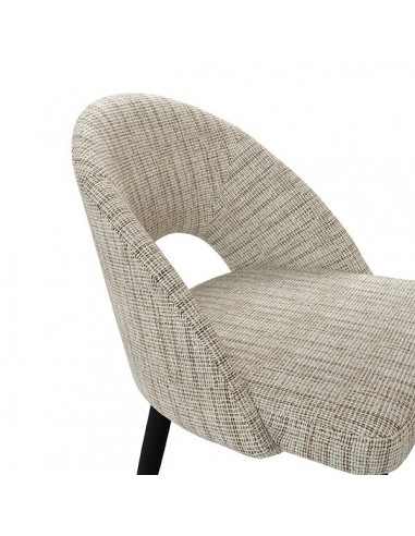 Silla mid century MAELE tejido Bora y patas de...