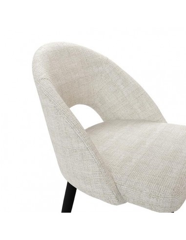 Silla mid century MAELE tejido Bora y patas de...