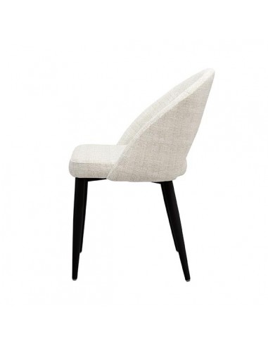 Cadeira mid century MAELE tecido Bora e pernas...