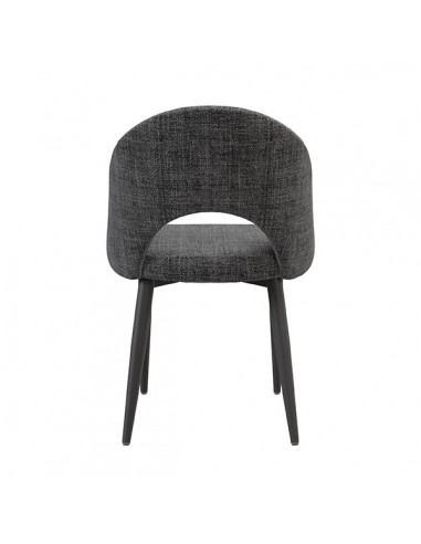 Cadeira mid century MAELE tecido Bora e pernas...