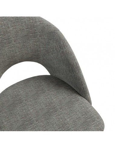 Silla mid century MAELE tejido Bora y patas de...