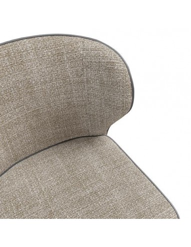Cadeira design CISELIA em tecido Tango e pernas...