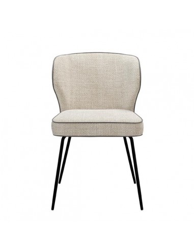 Cadeira design CISELIA em tecido Tango e pernas...