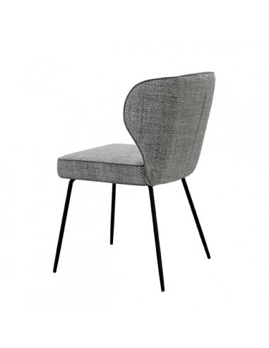 Cadeira design CISELIA em tecido Tango e pernas...