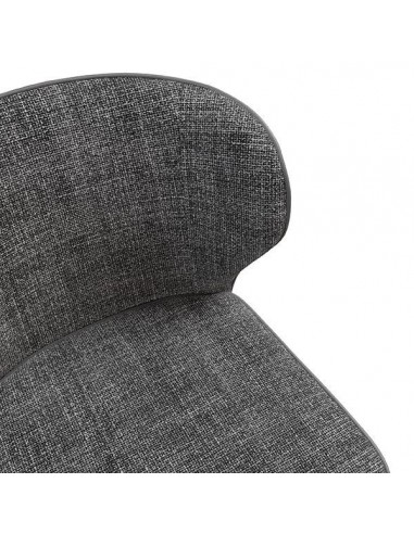 Cadeira design CISELIA em tecido Tango e pernas...
