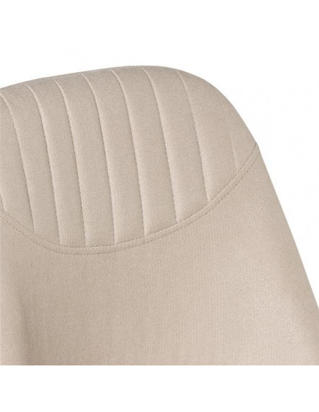 SILLA GIRATORIA RAVEN DE DISEÑO, TELA, METAL NEGRO