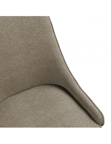Silla de diseño AGATA de tejido combinado...
