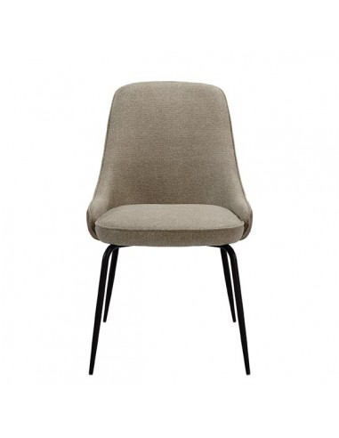Silla de diseño AGATA de tejido combinado...