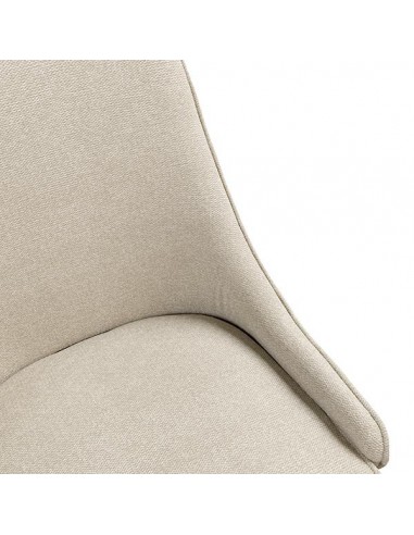Cadeira de design AGATA em tecido combinado...