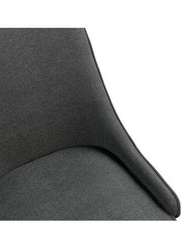 Silla de diseño AGATA de tejido combinado...