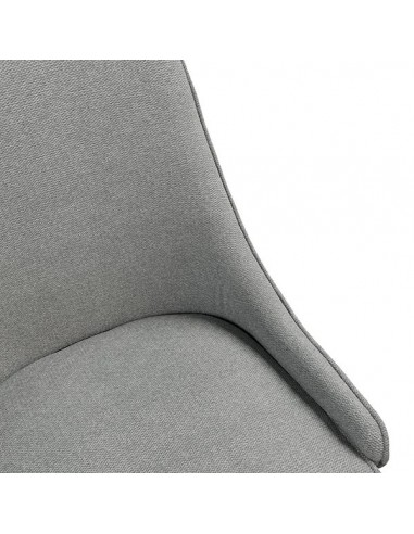 Silla de diseño AGATA de tejido combinado...