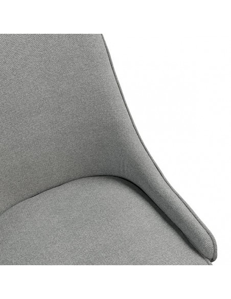 Cadeira de design AGATA em tecido combinado Forest e Suede