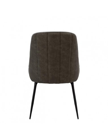 Cadeira de design AGATA em tecido combinado...