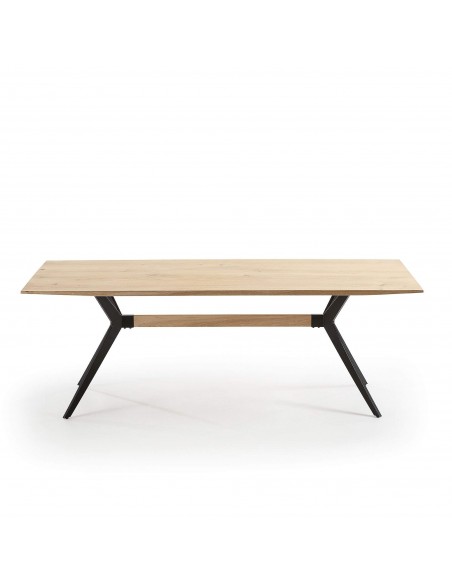 BLACK Mesa 160x90 preto, carvalho branqueado. BLACK Mesa 160x90 preto, carvalho branqueado.