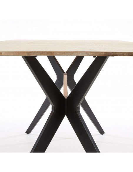 BLACK Mesa 160x90 preto, carvalho branqueado. BLACK Mesa 160x90 preto, carvalho branqueado.