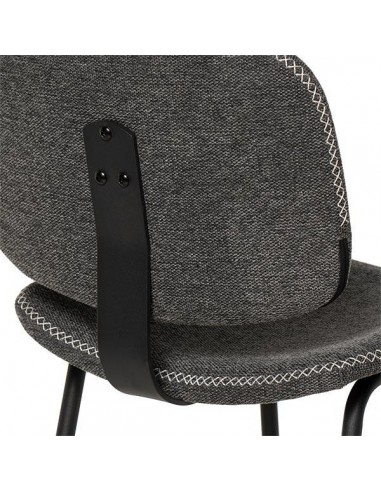 Silla de diseño retro WINONA en tejido Forest...