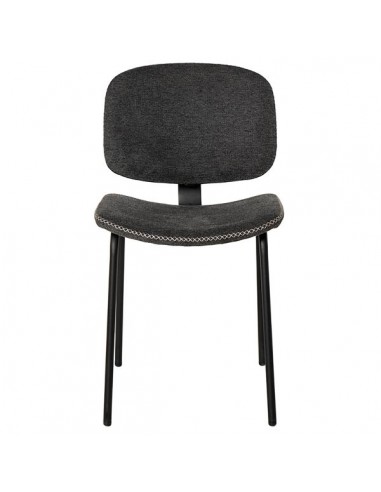 Silla de diseño retro WINONA en tejido Forest...