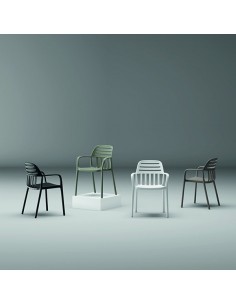 Silla de exterior con brazos DESIREE, apilable,... 2