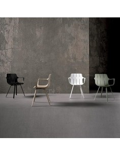 Silla de cocina con brazos YAMAL, polipropileno con patas... 2