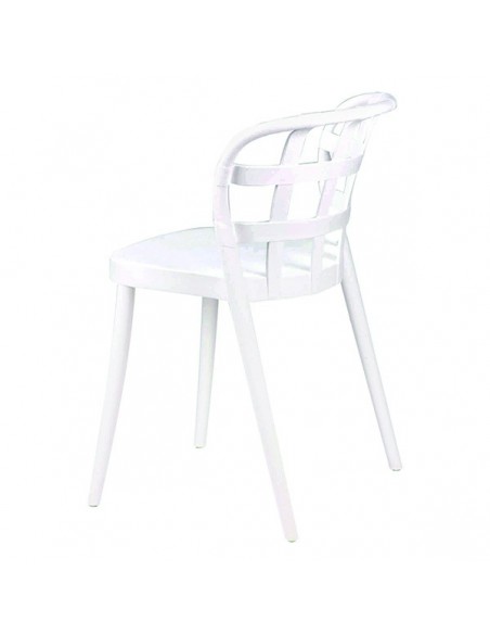 Silla de diseño GINA de polipropileno apilable.