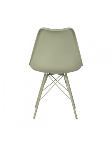 Silla de cocina RALF, patas metálicas, asiento...