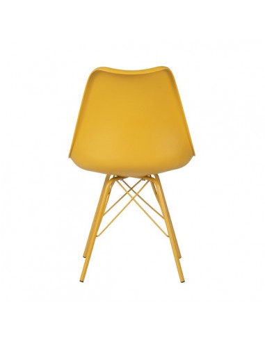 Cadeira de cozinha RALF, pernas metálicas,...