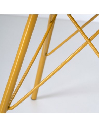 Cadeira de cozinha RALF, pernas metálicas,...