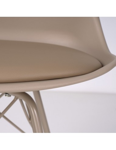 Cadeira de cozinha RALF, pernas metálicas,...