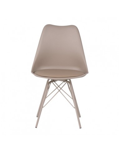 Cadeira de cozinha RALF, pernas metálicas,...