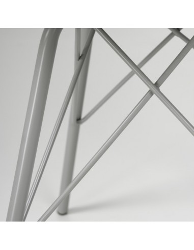 Silla de cocina RALF, patas metálicas, asiento...