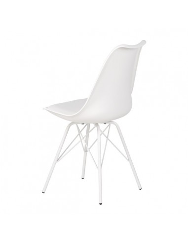 Cadeira de cozinha RALF, pernas metálicas,...