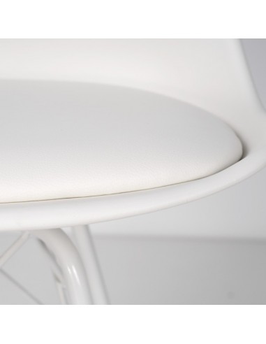 Cadeira de cozinha RALF, pernas metálicas,...