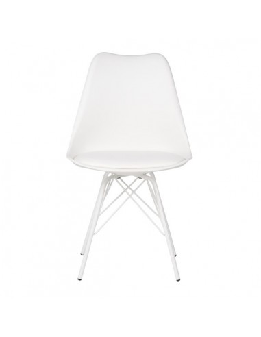 Cadeira de cozinha RALF, pernas metálicas,...