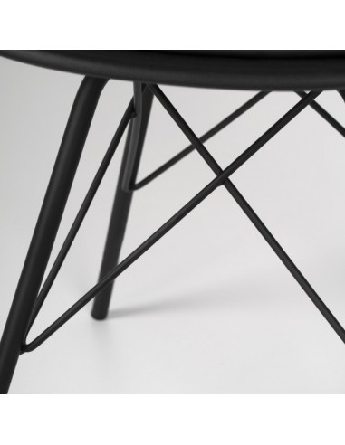 Cadeira de cozinha RALF, pernas metálicas,...