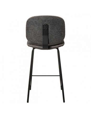 Banqueta baja LOGAN 65 de design retrô, tecido...