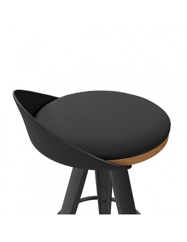 Taburete bajo bar DUKE 65 de diseño nórdico,...