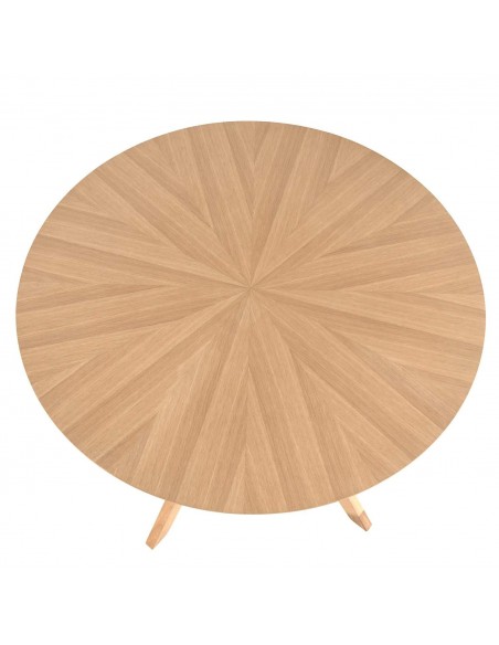 MESA REDONDA Naanim 100, madera COLOR ROBLE