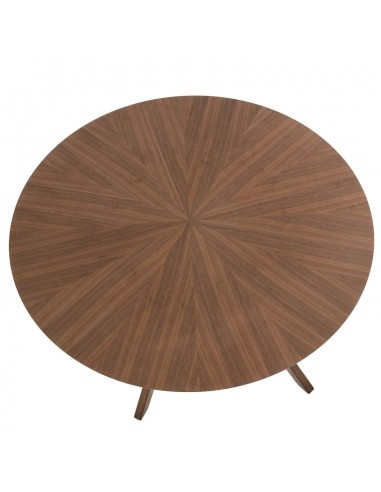 MESA REDONDA Naanim 100, madera COLOR NOGAL.