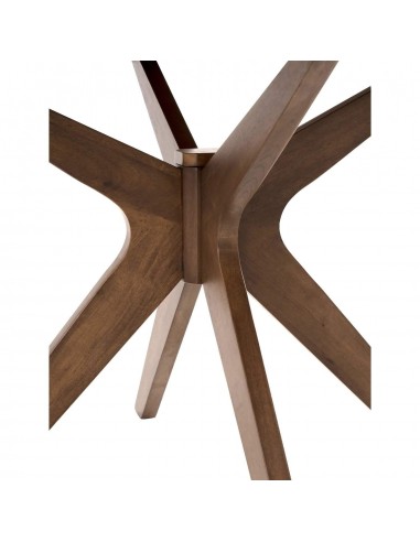 MESA REDONDA Naanim 100, madera COLOR NOGAL.