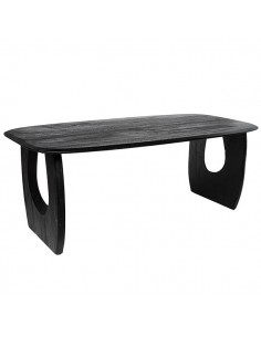 Mesa oval étnica WAIZIR 160 x 90, madeira maciça de...