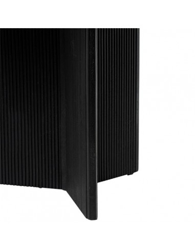 Mesa redonda artesanal FARIS 120, madera maciza...