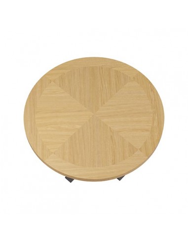 Mesa redonda BEVERLY 120, folheado a carvalho e...