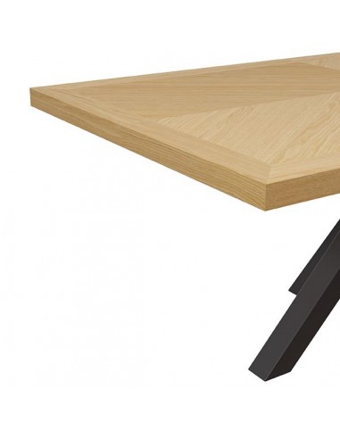 Mesa fixa ELAINE 200x100cm, folheado a carvalho...